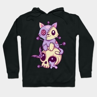 Skull Cat Kawaii Gothic Hoodie